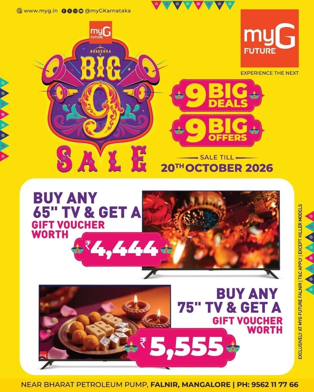 Bigger TVs, Bigger Rewards at myG Future Mangaluru