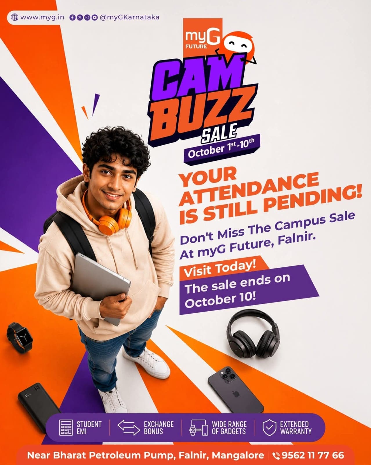 Upgrade your campus life with amazing deals on smartphones, laptops, headphones, smartwatches & more.